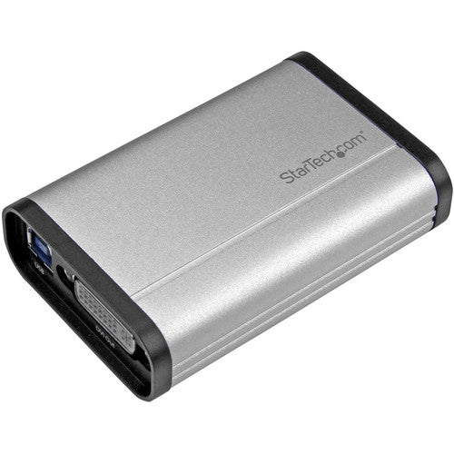 StarTech.com Carte de capture vidéo DVI - Carte de capture de jeu 1080p 60fps - Aluminium - Carte de capture de jeu - HD PVR - Capture vidéo USB USB32DVCAPRO