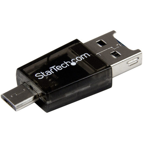 StarTech.com Adaptateur Micro SD vers Micro USB / USB OTG Lecteur de carte pour appareils Android MSDREADU2OTG