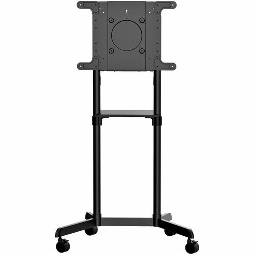 StarTech.com Chariot TV mobile, support TV portable roulant, support d'écran VESA 37-70 pouces (70 kg), étagère et rangement, affichage rotatif/inclinable MBLTVSTNDEC