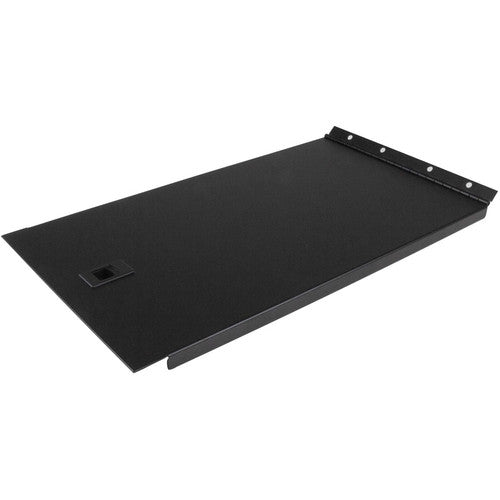 StarTech.com Blanking Panel - 6U - Hinged Rack Panel - 19in - Steel - Black - TAA Compliant - Tool-less Installation RKPNLHS6U