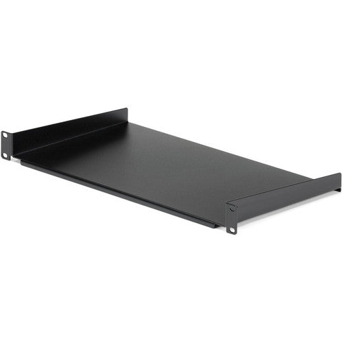 StarTech.com 1U Server Rack Cabinet Shelf - Fixed 10" Deep Cantilever Rackmount Tray for 19" Data/AV/Network Enclosure w/cage nuts, screws CABSHELF1U10