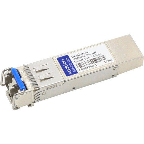 Émetteur-récepteur SFP+ 10GBase-LR compatible TAA AddOn Cisco SFP10G-LR (SMF, 1310 nm, 10 km, LC, DOM) SFP-10G-LR-AO