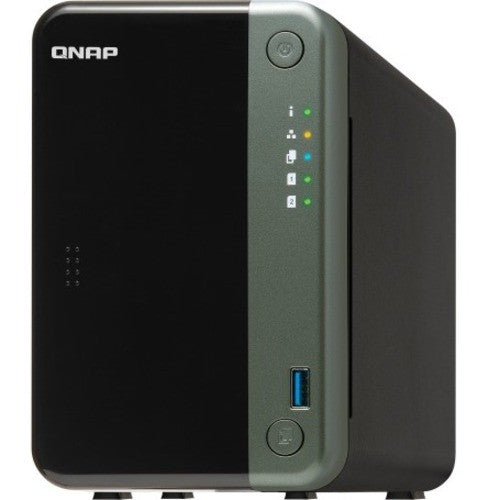 NAS QNAP Professional Quad-core 2,0 GHz avec connectivité 2,5 GbE et extension PCIe TS-253D-4G-US