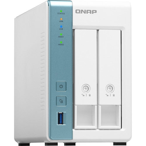 QNAP Quad-core 1.7GHz NAS with 2.5GbE and Feature-rich Applications for Home & Office TS-231P3-4G-US