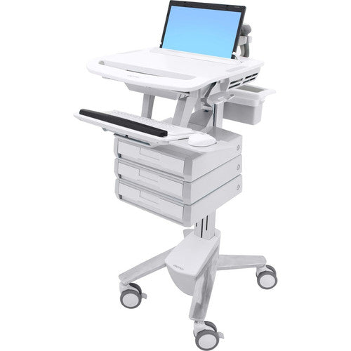 Ergotron StyleView Laptop Cart, 3 Drawers (1x3) SV43-1130-0