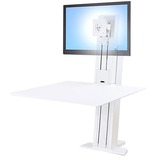 Ergotron WorkFit-SR Desk Mount for Monitor, Keyboard - White 33-415-062