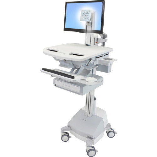 Ergotron StyleView Cart with LCD Pivot, SLA Powered, 1 Drawer SV44-1311-1