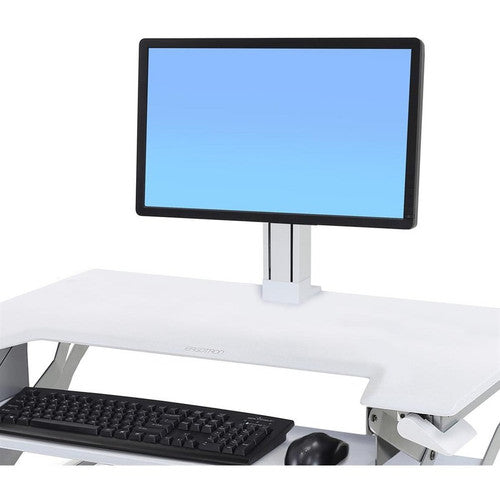 Ergotron WorkFit Cart Mount for LCD Display - White 97-935-062