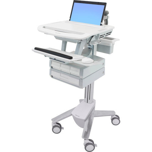 Ergotron StyleView Laptop Cart, 4 Drawers SV43-1140-0