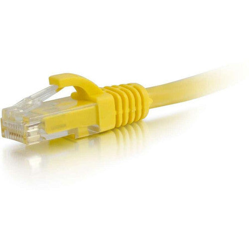 C2G Câble de brassage réseau non blindé Cat6 UTP sans accroc de 30 pieds - Jaune 04015