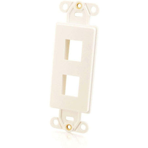 C2G 2 Socket Decorative Multimedia Keystone Insert 03721