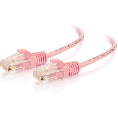 C2G C2G 5ft Cat6 Ethernet Cable - Slim - Snagless Unshielded (UTP) - Pink 01192