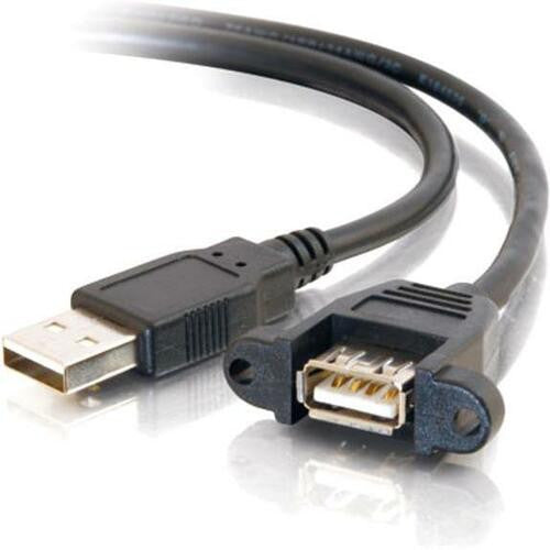 C2G USB 2.0 Panel Mount Cable 28062