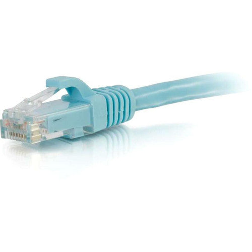 Câble de raccordement réseau C2G Cat6a sans accroc non blindé (UTP) de 1,8 m - Aqua 00762