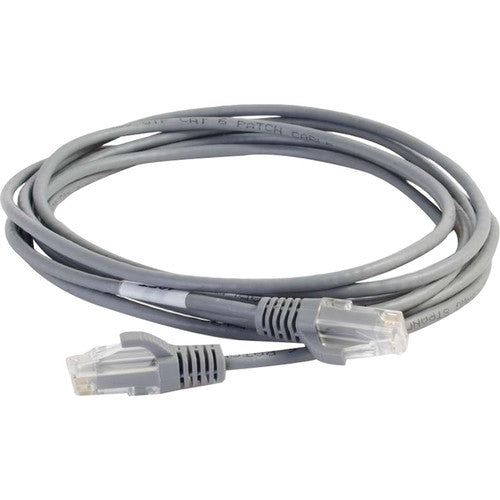 C2G Câble de raccordement réseau fin Cat6 non blindé (UTP) de 3 pieds - Gris 01089