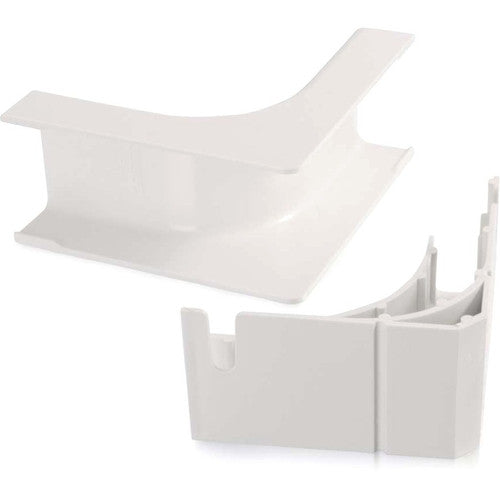 Coude interne conforme au rayon de courbure Uniduct 2900 Wiremold C2G blanc 16065