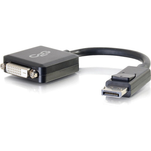 C2G Convertisseur adaptateur DisplayPort mâle vers Single Link DVI-D femelle 8 pouces - Noir 54321