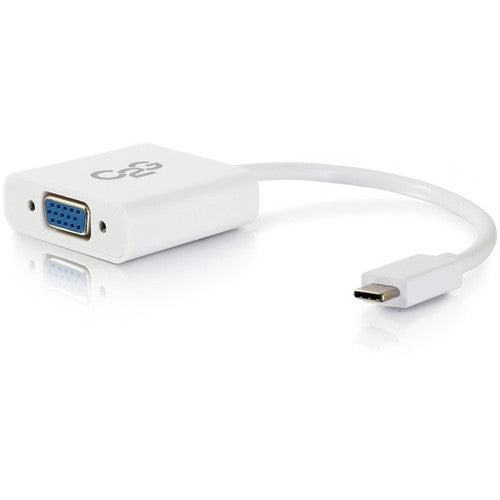 C2G USB-C to VGA Video Adapter - White 29472