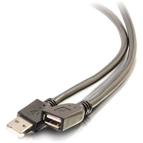 Câble d'extension actif USB 2.0 A C2G 50 pieds - Plénum M/F - Extension USB 39935