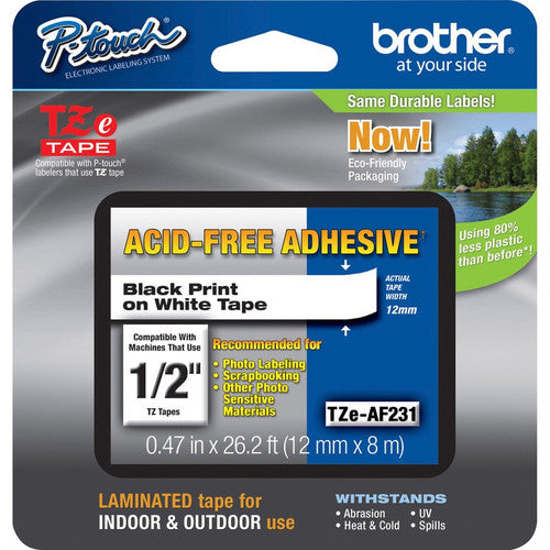 Brother Adhesive Acid-free TZ Tape TZE-AF231
