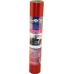 Brother 6 FT Roll - Red Adhesive Craft Vinyl CAVINYLRD