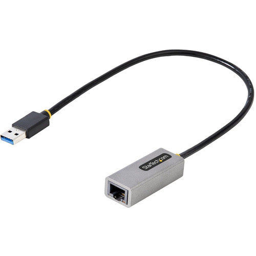 StarTech.com Adaptateur USB vers Ethernet, USB 3.0 vers 10/100/1000 Gigabit Ethernet LAN, câble attaché 11,8 pouces/30 cm, adaptateur USB vers RJ45 USB31000S2