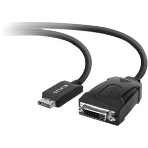 Belkin DisplayPort to DVI Adapter, M/F, 1080p F2CD005B
