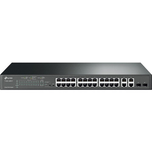 TP-Link Switch PoE+ intelligent 24 ports 10/100 Mbps + 4 ports Gigabit TL-SL2428P