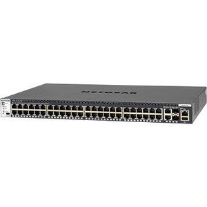 Switch administrable empilable Netgear M4300 48x1G avec 2x10GBASE-T et 2xSFP+ GSM4352S-100NES