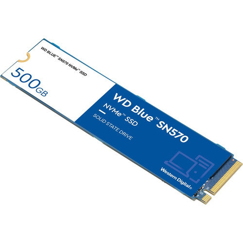 Disque SSD WD Blue SN570 WDS500G3B0C 500 Go - M.2 2280 interne - PCI Express NVMe (PCI Express NVMe 3.0 x4) WDS500G3B0C