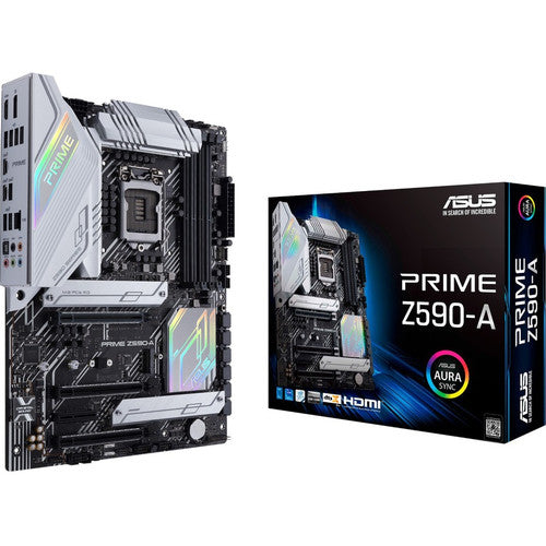 Asus Prime Z590-A Desktop Motherboard - Intel Chipset - Socket LGA-1200 - Intel Optane Memory Ready - ATX PRIME Z590-A