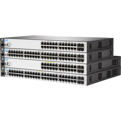 Aruba 2530-24-PoE+ Fast Ethernet Switch - 24 10/100 Network Ports, 2 Gigabit RJ45/SFP uplinks - Fully Managed - Layer 2 J9779A#ABA