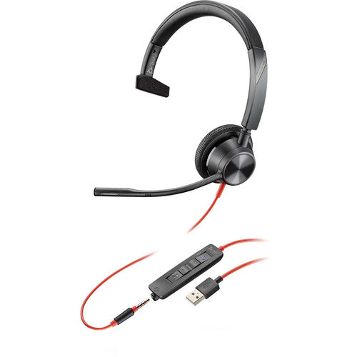 Plantronics Blackwire 3310, Microsoft, USB-A 212703-01