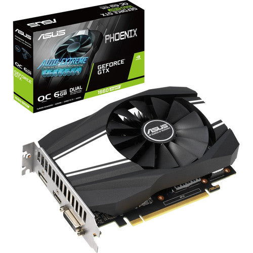 Asus NVIDIA GeForce GTX 1660 SUPER Graphic Card - 6 GB GDDR6 PH-GTX1660S-O6G