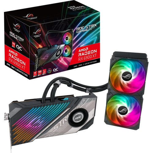 Asus ROG AMD Radeon RX 6900 XT Graphic Card - 16 GB GDDR6 ROG-STRIX-LC-RX6900XT-O16