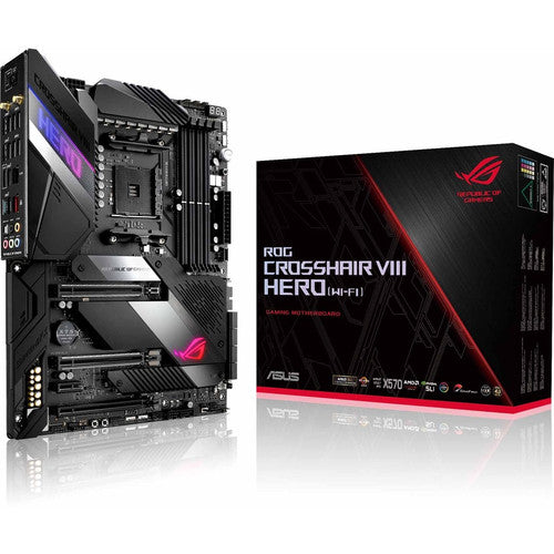 Asus ROG Crosshair VIII Hero Desktop Motherboard - AMD Chipset - Socket AM4 - ATX ROG CROSSHAIR VIII HERO (WI-FI