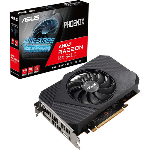 Asus AMD Radeon RX 6400 Graphic Card - 4 GB GDDR6 PH-RX6400-4G