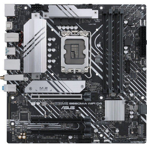 Asus Prime B660M-A WIFI D4 Desktop Motherboard - Intel B660 Chipset - Socket LGA-1700 - Intel Optane Memory Ready - Micro ATX PRIMEB660M-AWIFID4