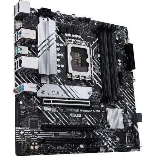 Asus Prime B660M-A D4 Desktop Motherboard - Intel B660 Chipset - Socket LGA-1700 - Intel Optane Memory Ready - Micro ATX PRIME B660M-A D4