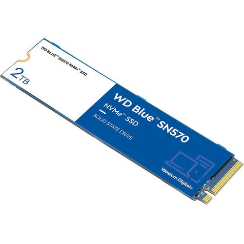 Disque SSD WD Blue SN570 WDS200T3B0C 2 To - M.2 2280 interne - PCI Express NVMe (PCI Express NVMe 3.0 x4) WDS200T3B0C
