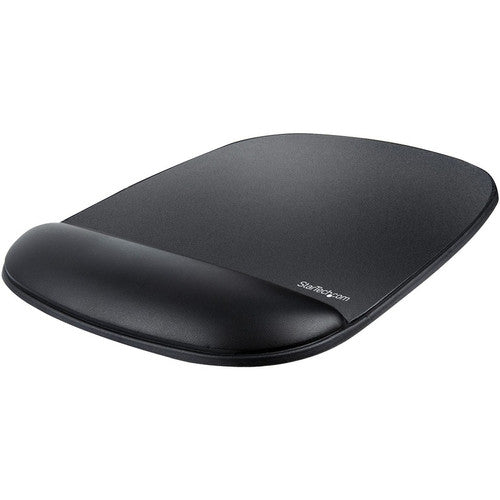 StarTech.com Mouse Pad with Hand rest, 6.7x7.1x 0.8in (17x18x2cm), Ergonomic Mouse Pad w/ Wrist Support, Non-Slip PU Base, Gel Mouse Pad B-ERGO-MOUSE-PAD