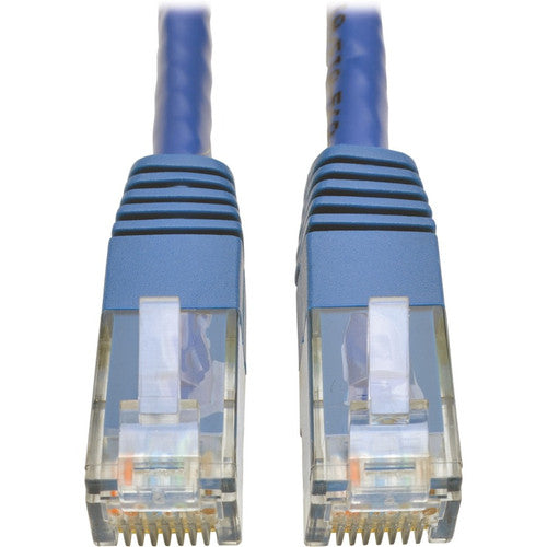 Câble de brassage moulé Gigabit Tripp Lite Cat6 (RJ45 M/M), bleu, 6 pieds N200-006-BL