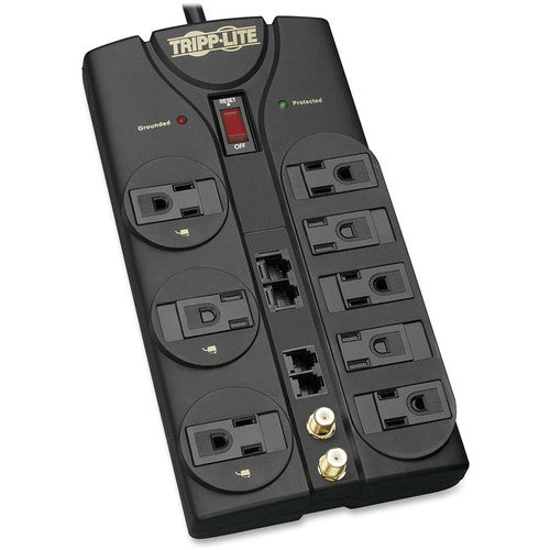 Tripp Lite 8-Outlet TV/Modem Surge Protector TLP810NET