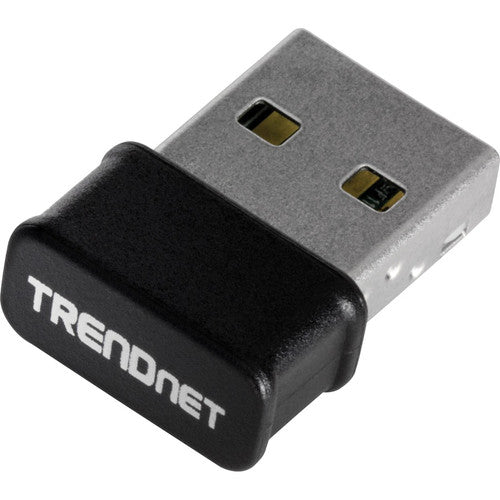 TRENDnet Micro AC1200 Wireless USB Adapter, Dual Band Support For 2.4GHz And 5GHz, WiFi AC1200 MU-MIMO Adapter, WPA2 Encrpytion, Easy Setup, Supports Windows And Mac, Black, TEW-808UBM TEW-808UBM