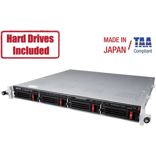 Buffalo TeraStation 6400RN 32TB Rackmount NAS Hard Drives Included + Snapshot TS6400RN3204