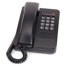 Aastra M8001 Analog Single-Line Telephone - Black - Refurbished