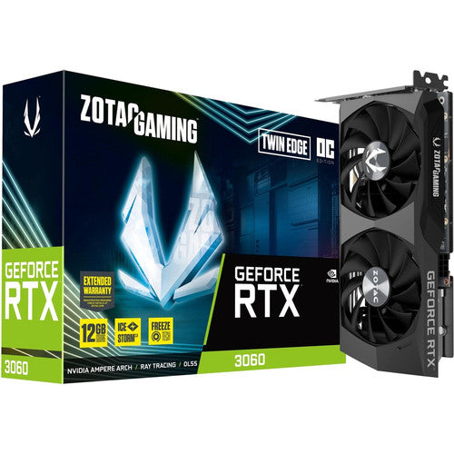 Carte graphique Zotac NVIDIA GeForce RTX 3060 - 12 Go GDDR6 ZT-A30600H-10M