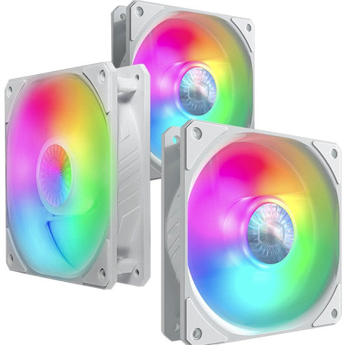 Cooler Master SickleFlow 120 ARGB White Edition 3 IN 1 - 3 Pack MFX-B2DW-183PA-R1