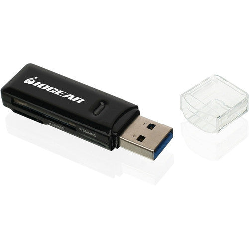 IOGEAR Compact USB 3.0 SDXC/MicroSDXC Card Reader/Writer GFR305SD