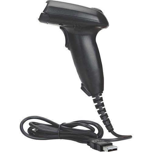 Manhattan Long Range CCD Handheld Barcode Scanner, USB, 500mm Scan Depth, Cable 1.5m, Max Ambient Light 10,000 lux (sunlight), Black, Three Year Warranty, Box 177672